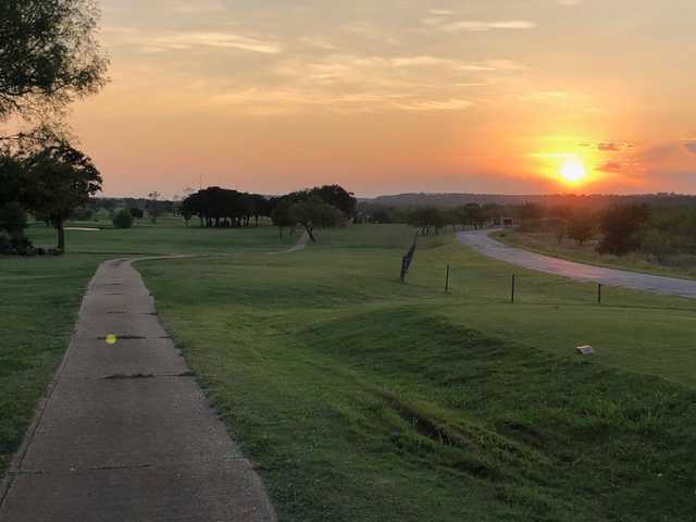 Sunset view from Holiday Hills Golf Course