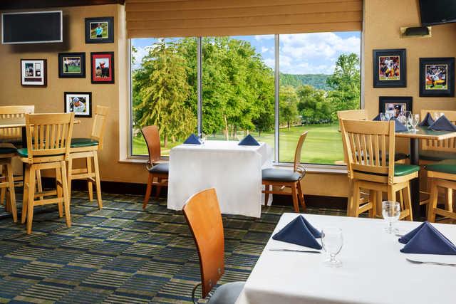 View from the restaurant at Lakeview Golf Resort & Spa