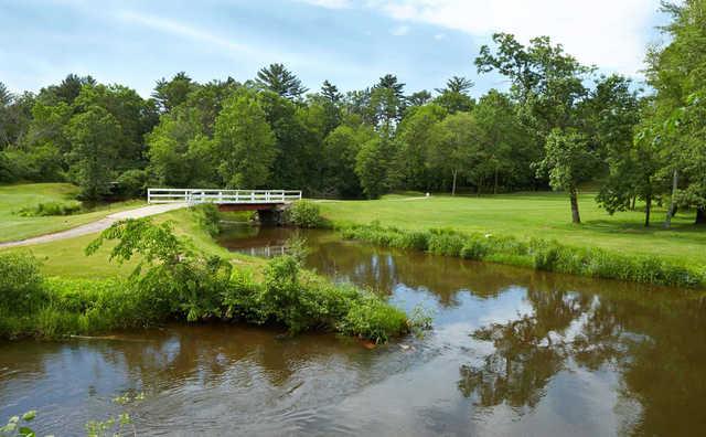 A view of 12th fairway and bridge at The Ridges Golf Course