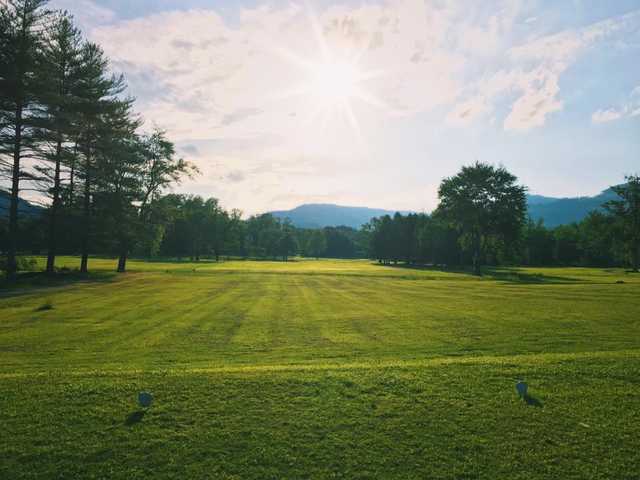 A view from a tee at Middlesboro Country Club.