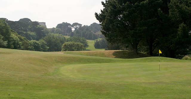 View of a green at Truro Golf Club