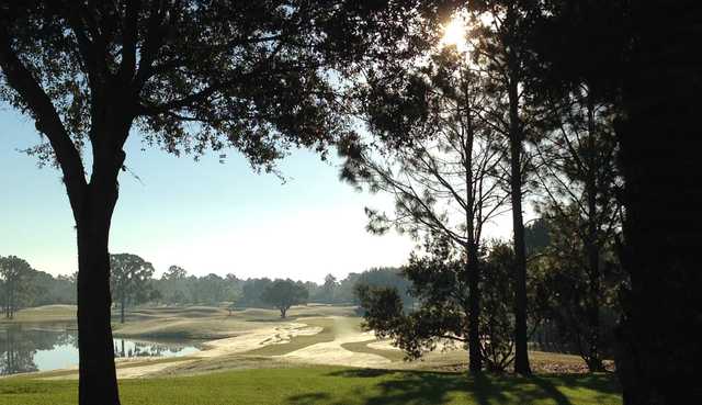 A sunrise view from North Course at Highlands Ridge Golf Club.