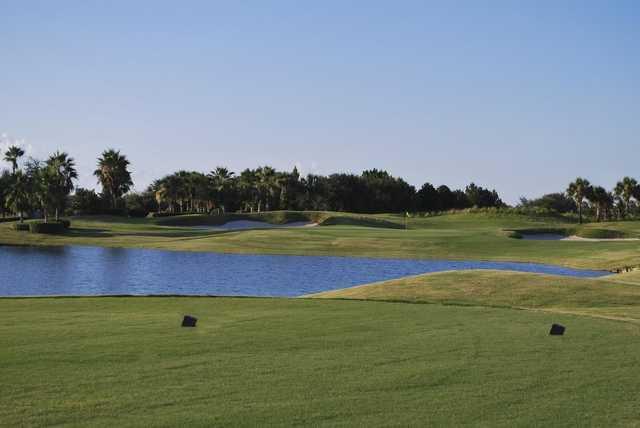 A view from a tee at Stoneybrook West Golf Course.