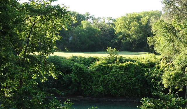 A view of a hole at Canal Shores Golf Course.