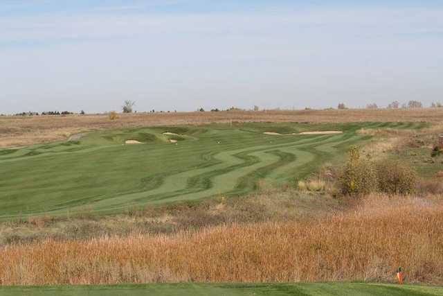 A view of fairway #4 at Todd Creek Golf Club.