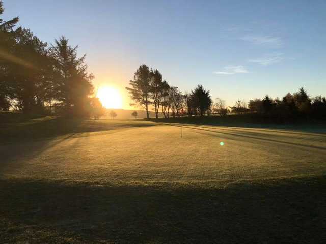 View of a green at Pontardawe Golf Club