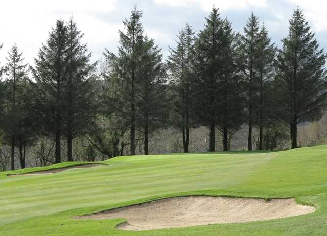A view of hole #11 at Pontardawe Golf Club.