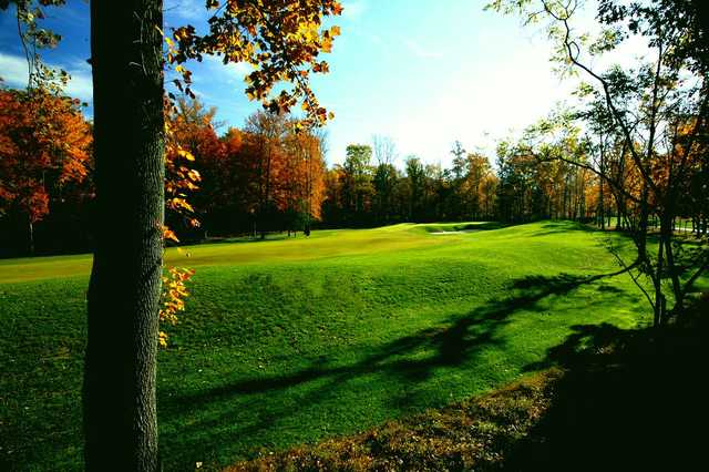 A view of the 7th fairway at Blue Mash Golf Course.