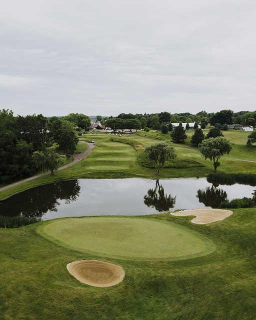 View of the 10th green from EagleStick Golf Club