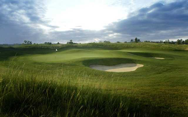 A view of hole #11 at Lakes of Taylor Golf Club.