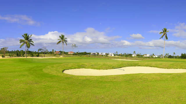 A view of green #8 at Executive 9-Hole Course from Ocean's 4 Golf.