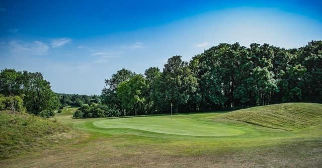 Looking back from a green Ashley Wood Golf Club