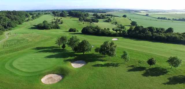 Aerial view from Ashley Wood Golf Club