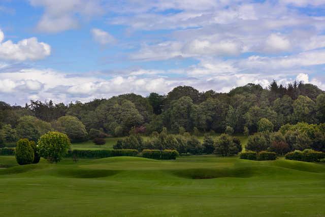 View of the 3rd green at Kings Acre Golf Course and Academy