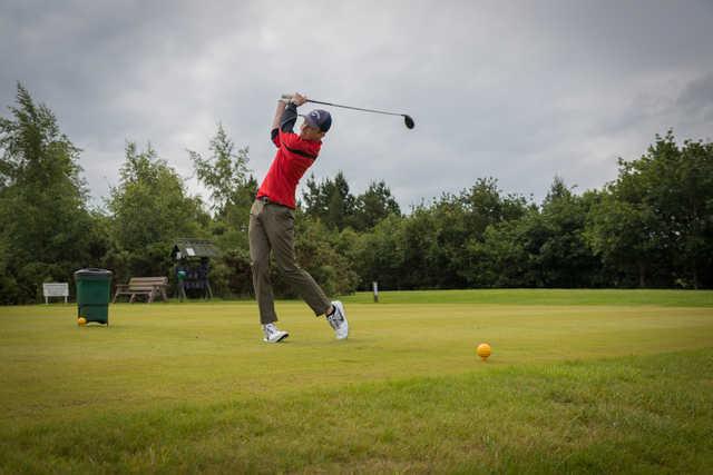 Teeing off at Ballyearl Golf and Leisure Centre