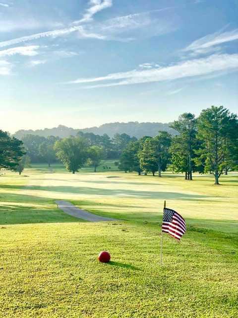 View from a tee at Springbrook Golf & Country Club