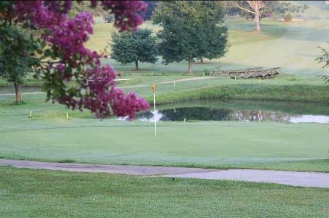 View of a green at Springbrook Golf & Country Club