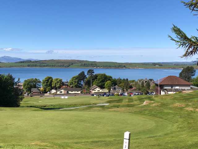 View from the 2nd tee at Largs Golf Club