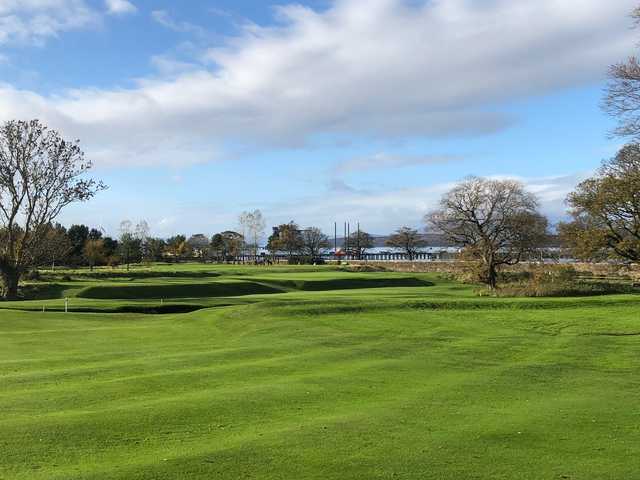 View of the 10th fairway at Largs Golf Club