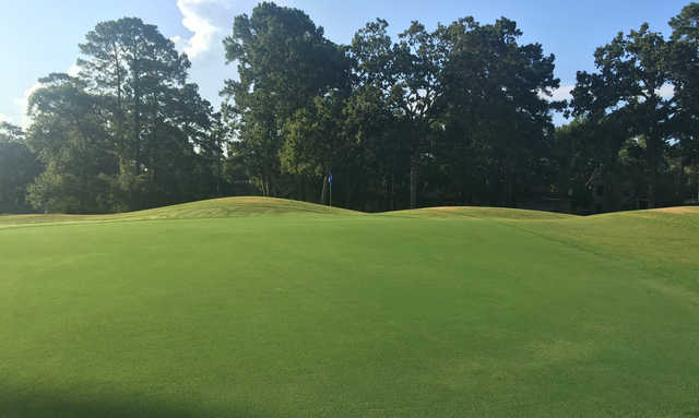 View of a green at Atascocita Golf Club