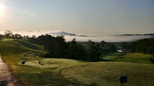 View from a tee box at Hickory Sticks Golf Club