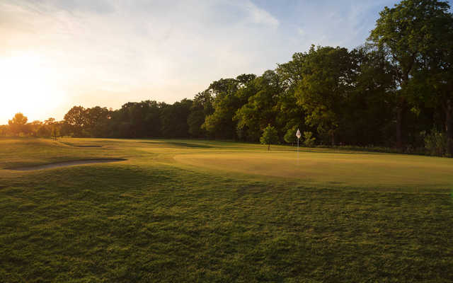 View of the 4th green at Royal Ascot Golf Club