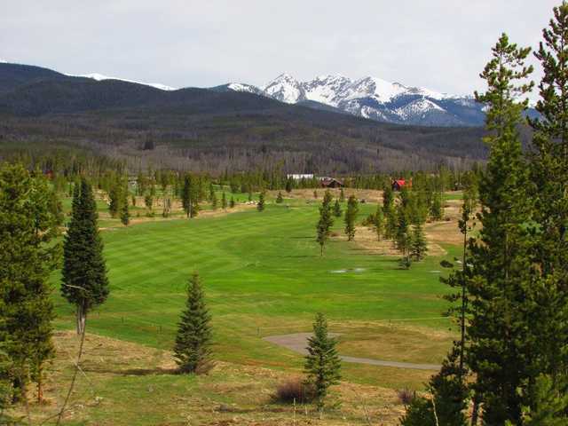 A view of the 1st fairway at Grand Lake Golf Course.