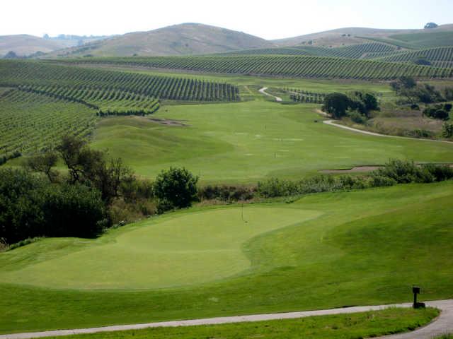 Chardonnay Golf Club is carved into the vineyards of Napa Valley.