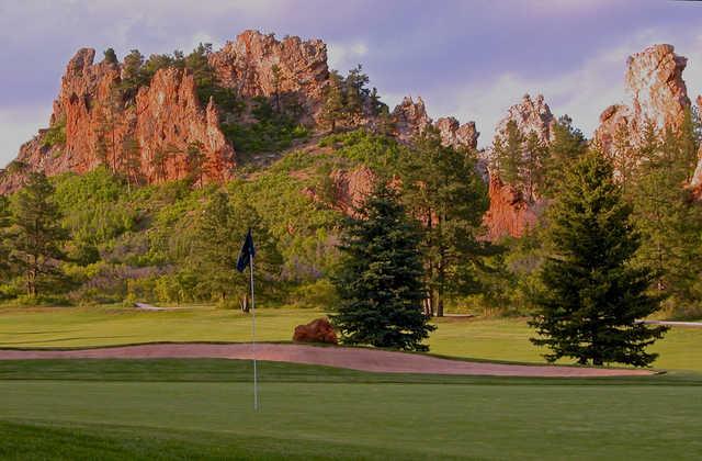 A view of the 2nd hole at Perry Park Country Club.