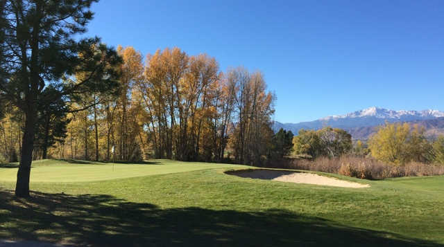 A view of hole #15 at Pine Creek Golf Club.