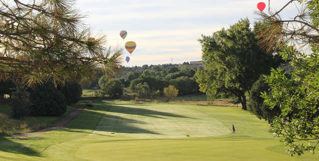 A view of a hole at Valley Hi Municipal Golf Course.
