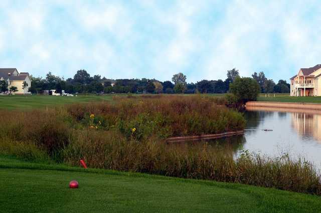 A view from a tee at Fox Run Golf Club.