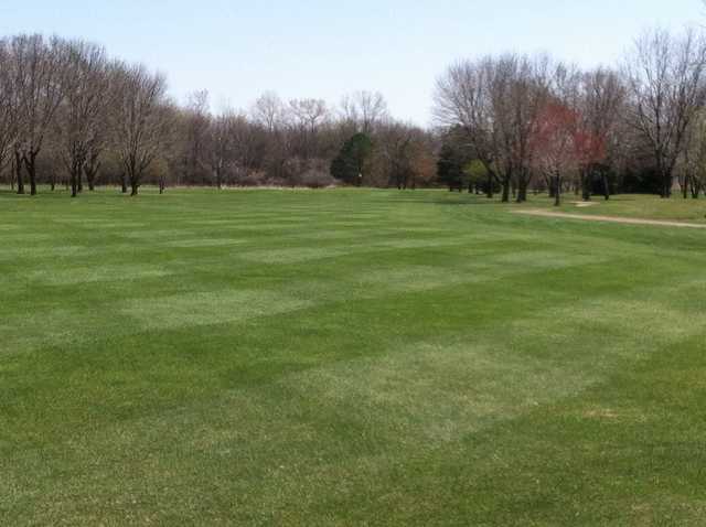 A view of fairway #11 at Fox Run Golf Club.