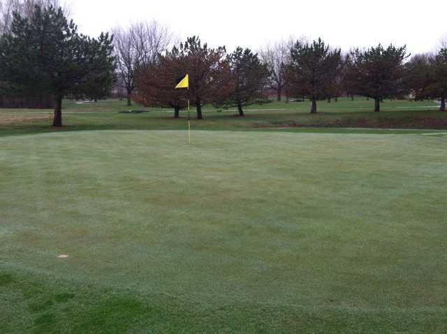 A view of the 14th hole at Fox Run Golf Club.