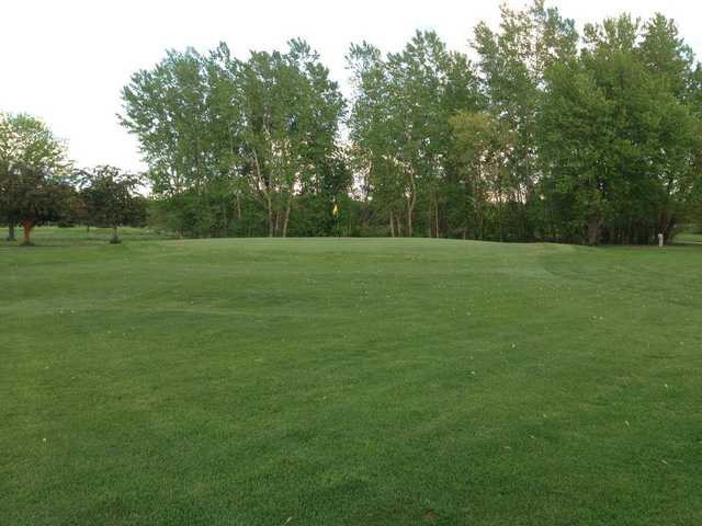 A view of the 10th green at Fox Run Golf Club.