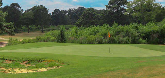 A view of a green from The First Tee of Central Arkansas.