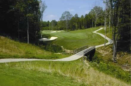 A view of fairway #12 from Hidden Cove Golf Course at Grayson Lake State Park.