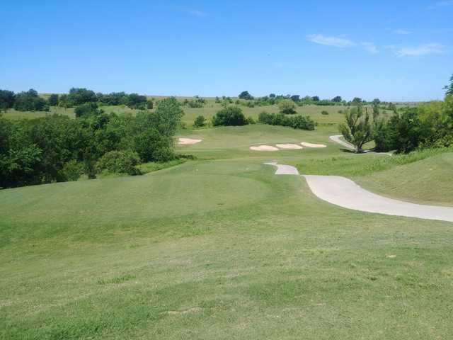 View from a tee at Whitestone Golf Course.