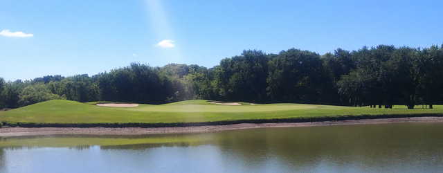 View of a green at Whitestone Golf Course.