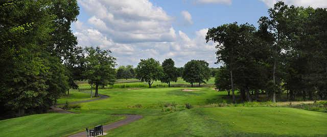 A view of tee #3 at Spooky Brook Golf Course.