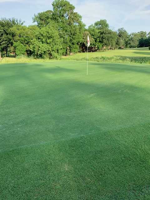 View of a green at Atascocita Golf Club