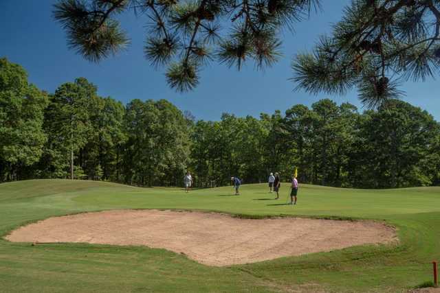 A view of a green at Indian Hills Golf Resort.