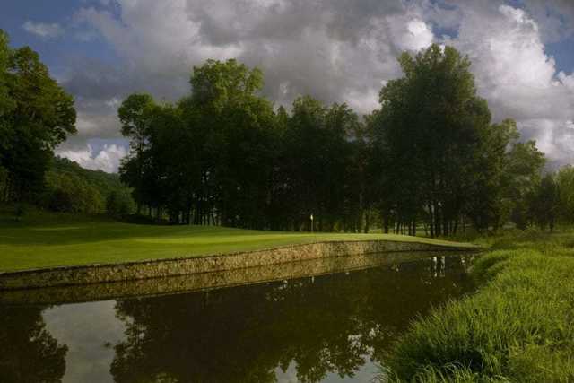 A view over the water from Achasta Golf Club.