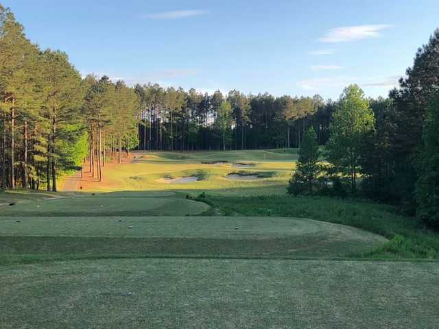 A view from a tee at Brickshire Golf Club.