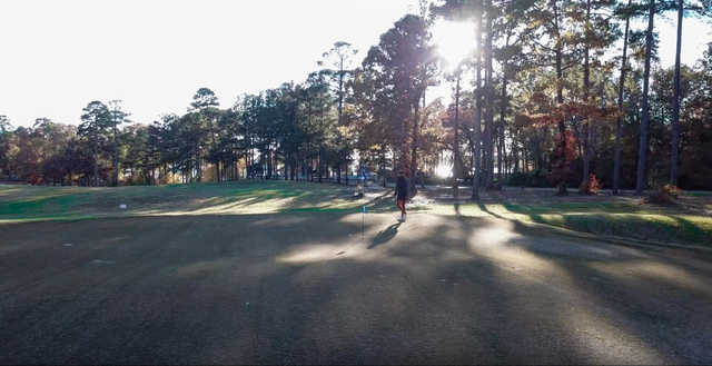 A view of a hole at Lake D'Arbonne Country Club.