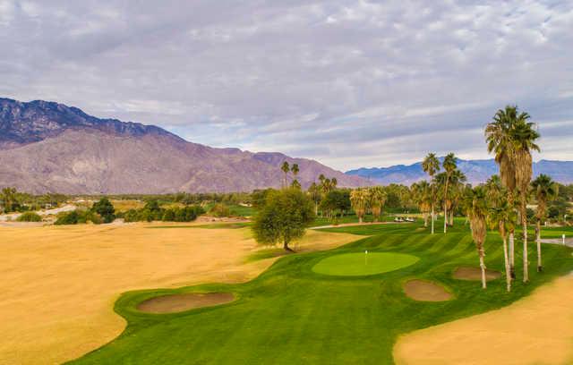 Aerial view from the Legend Course at Tahquitz Creek Golf Resort
