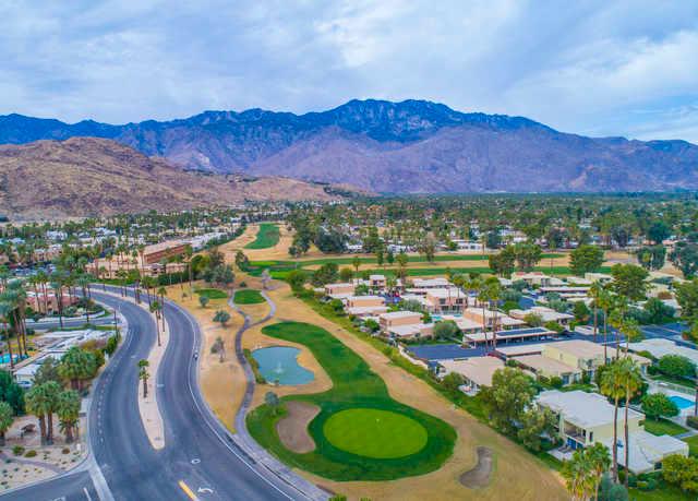 Aerial view from the Legend Course at Tahquitz Creek Golf Resort