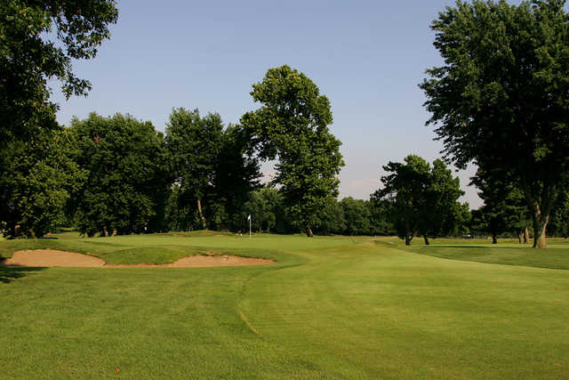A view of hole #3 at Blue Springs Country Club.