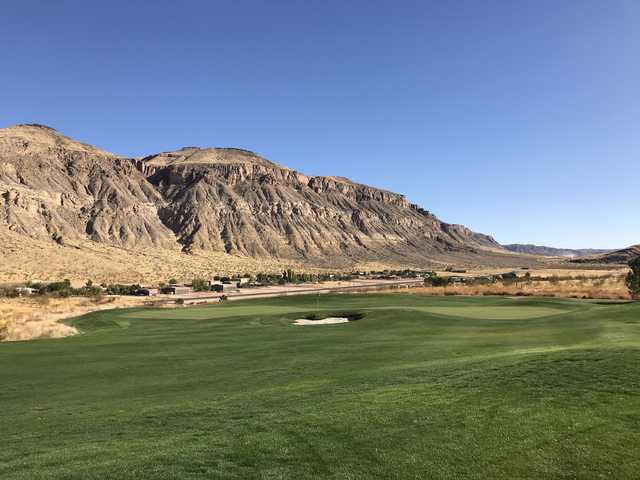 View of a green at Copper Rock Golf Course.