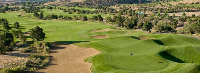 A view of a hole at Pinon Hills Golf Course.